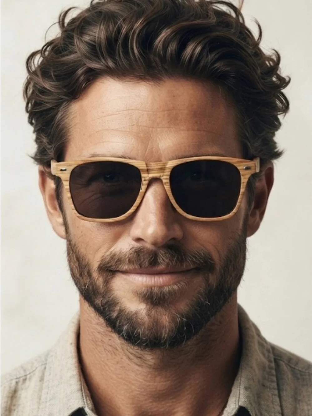 New NWOT Unisex men’s women’s accessory sunglasses glasses plastic wood natural